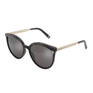 Nine West Women's Round Black Sunglasses 100% UV Protection Fashion New